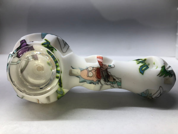 Rick and Morty Silicone Pipe