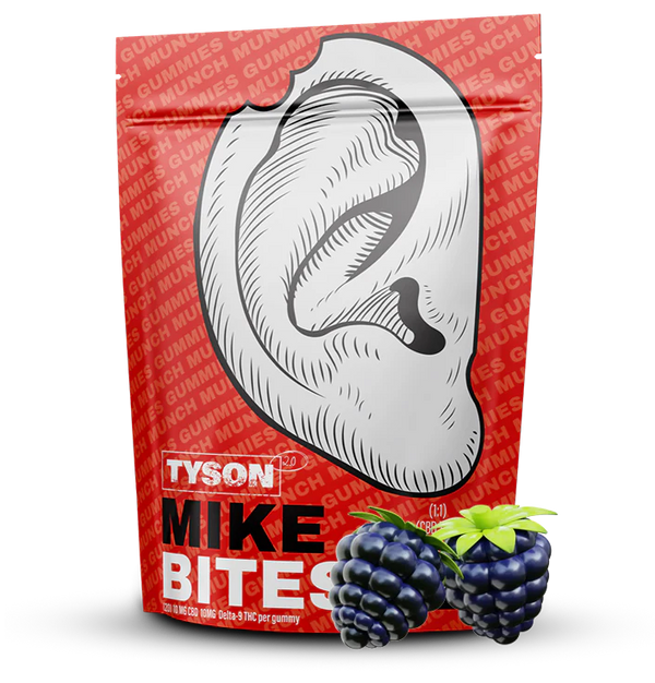 Mike Bites - CBD:THC Gummies - Black Eye Berry