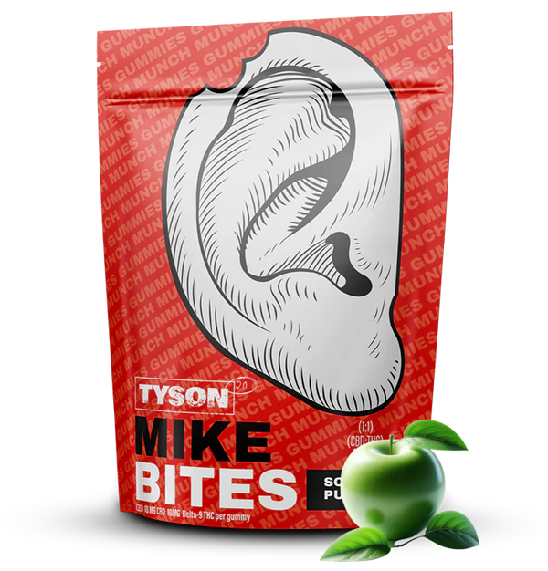 Mike Bites - CBD:THC Gummies - Sour Apple Punch