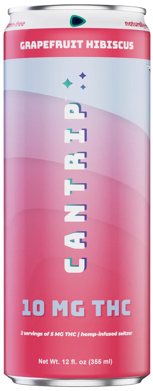 Cantrip THC Drinks  - 10mg Grapefruit Hibiscus