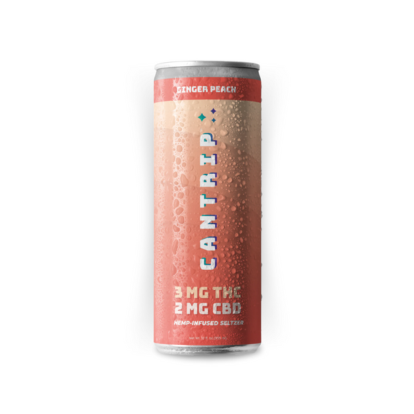 Cantrip THC Drinks - 5mg Ginger Peach